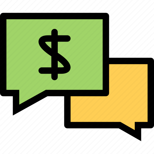 Bank, business, currency, finance, money, money talk icon - Download on Iconfinder