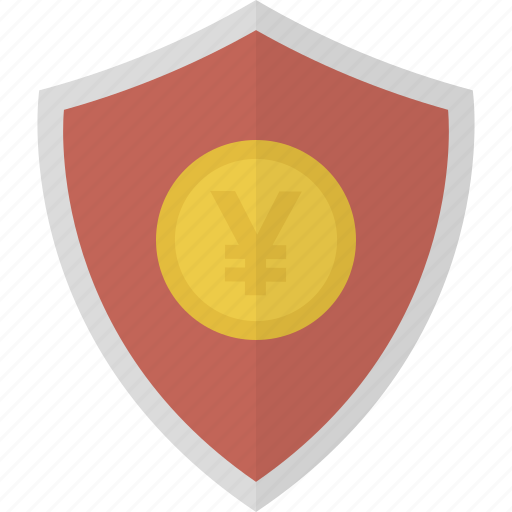 Money, shield, safe, security, yen icon - Download on Iconfinder
