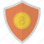 money, shield, bitcoin, crypto, cryptocurrency, safe, security 