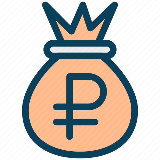 Finance, currency, money, ruble, bag icon - Download on Iconfinder