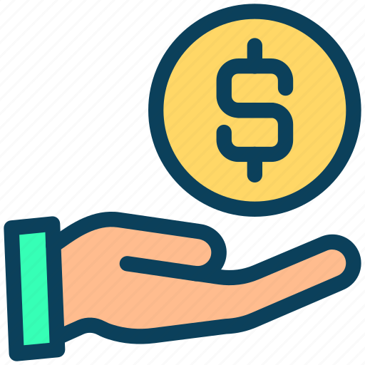 Finance, currency, money, dollar, hand, payment icon - Download on Iconfinder