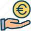 finance, currency, money, euro, hand, payment 