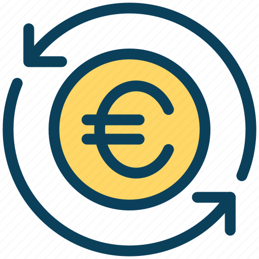 Finance, currency, money, euro, update, refresh icon - Download on Iconfinder