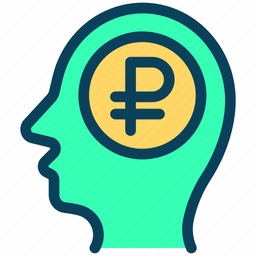 Finance, currency, money, ruble, mindset, think icon - Download on Iconfinder