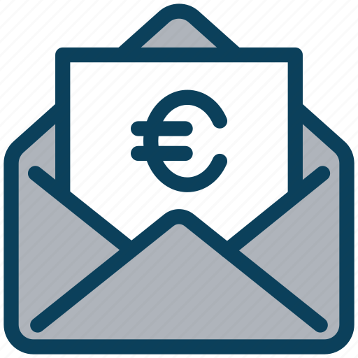 Finance, currency, money, euro, letter, email icon - Download on Iconfinder