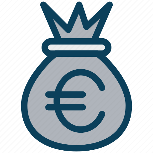 Finance, currency, money, euro, bag icon - Download on Iconfinder
