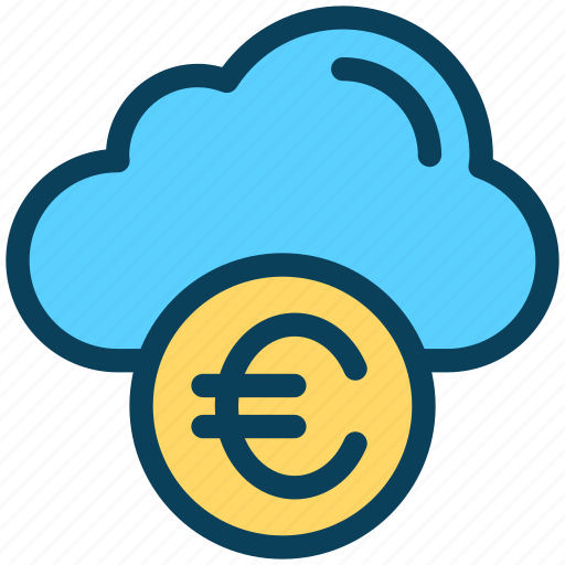 Finance, currency, money, euro, cloud, bill icon - Download on Iconfinder