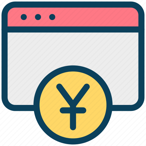 Finance, currency, money, yen, website, online banking icon - Download on Iconfinder