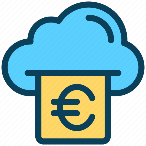 Finance, currency, money, euro, cloud, bill icon - Download on Iconfinder