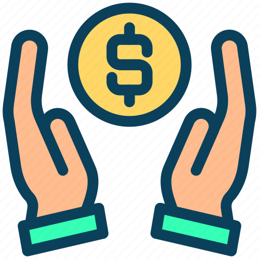 Finance, currency, money, dollar, hand, give icon - Download on Iconfinder