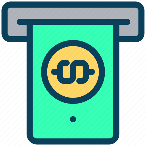 Finance, currency, money, dollar, withdrawal, cash, atm icon - Download on Iconfinder