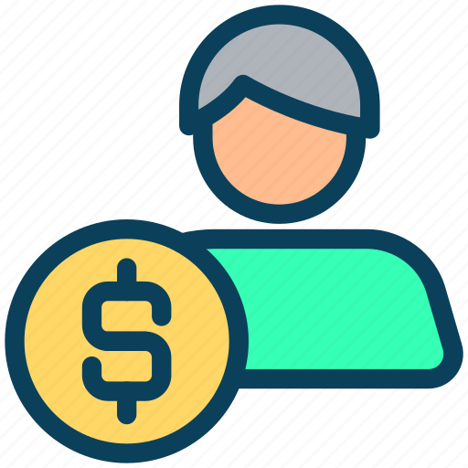 Finance, currency, money, dollar, account, user icon - Download on Iconfinder