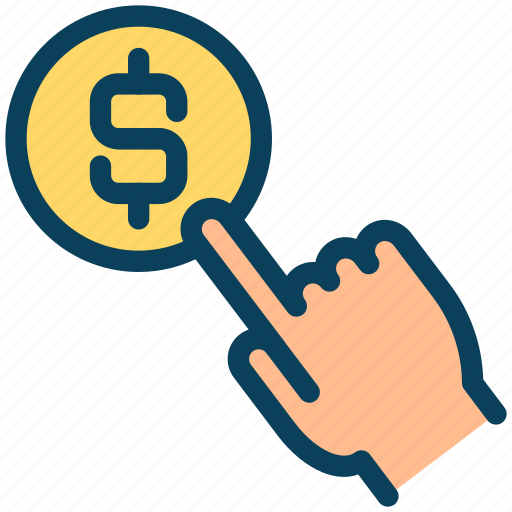 Finance, currency, money, dollar, pay per click, payment icon - Download on Iconfinder