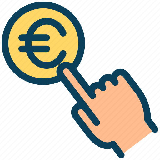 Finance, currency, money, euro, pay per click, payment icon - Download on Iconfinder