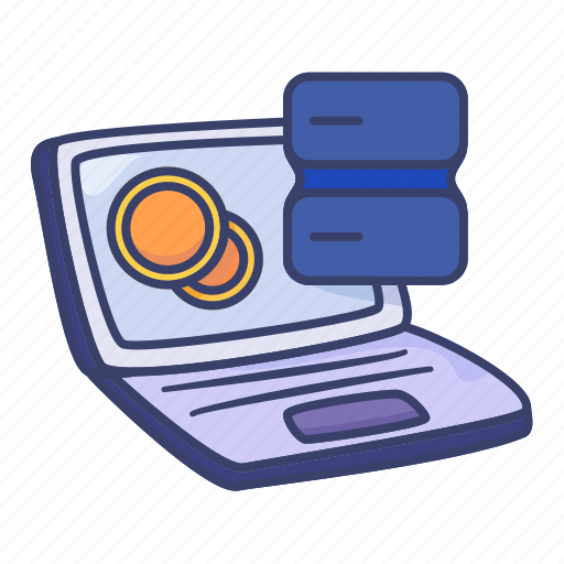 Database, computer, finance, laptop, saving icon - Download on Iconfinder