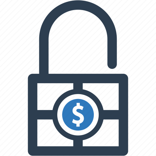 Dollar, finance, lock, money, security icon - Download on Iconfinder