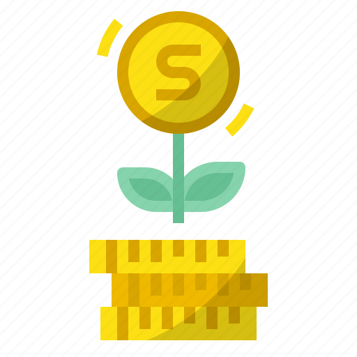 Finance, flower, growth, investments, money icon - Download on Iconfinder