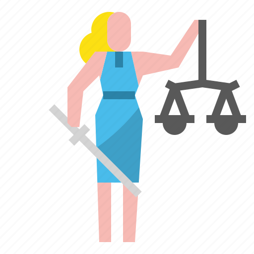 Justice, ladyjustice, law, scales, sword icon - Download on Iconfinder