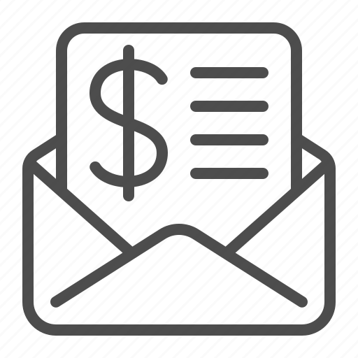 Bill, envelope, finance, invoice, letter, mail, tax icon - Download on Iconfinder