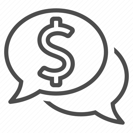 Chat bubble, communication, conversation, finance, money, speech bubble, talking icon - Download on Iconfinder