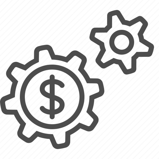 Business, cogs, gears, money, transactions icon - Download on Iconfinder