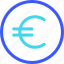 25px, coin, euro, iconspace 