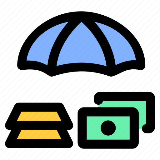 Business, finance, gold, insurance, money, technology, umbrella icon - Download on Iconfinder