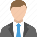 avatar, man, profile, suit, user