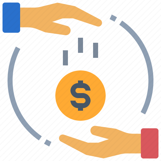 Loan, exchange, borrow, banking, funding, donate, wage icon - Download on Iconfinder