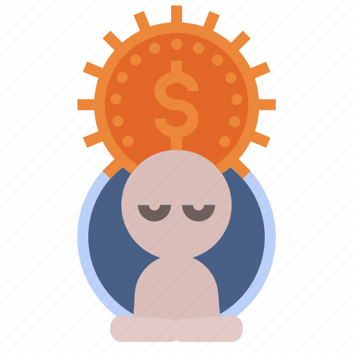 Financial, planning, meditation, savings, finance, idea, money icon - Download on Iconfinder