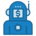 robot, algorithm, service, support, technology, electronics, digital, coin, money