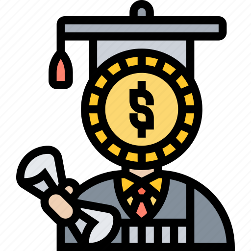 Student, loans, education, fund, scholarship icon - Download on Iconfinder