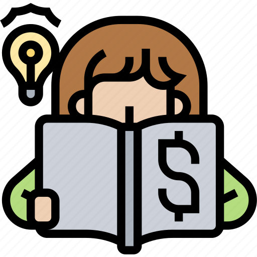 Financial, manual, literacy, learning, knowledge icon - Download on Iconfinder