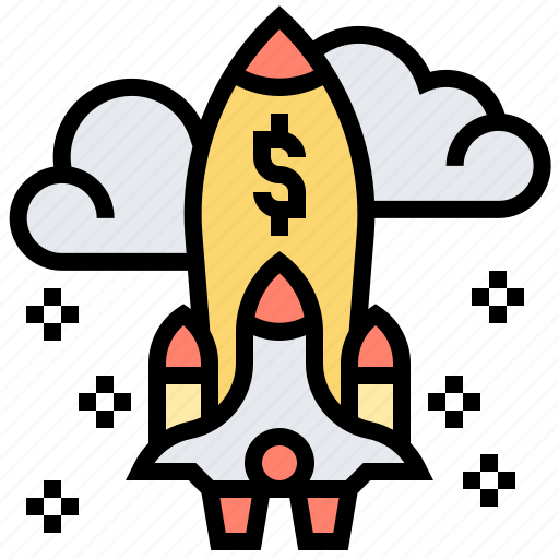 Growth, launch, rocket, sky, strategy icon - Download on Iconfinder