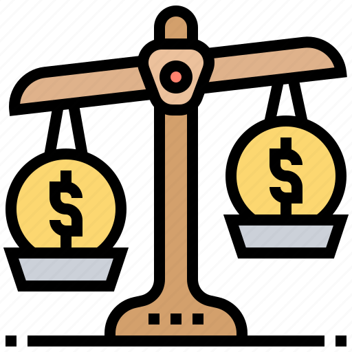 Balance, cost, money, scale, value icon - Download on Iconfinder
