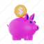 piggy, bank, financial, money, banking, business, coin, saving, payment 