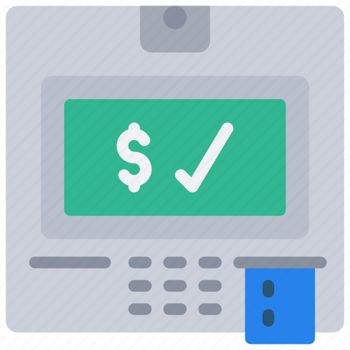 Atm, fintech, automated, teller, machine, withdrawal icon - Download on Iconfinder