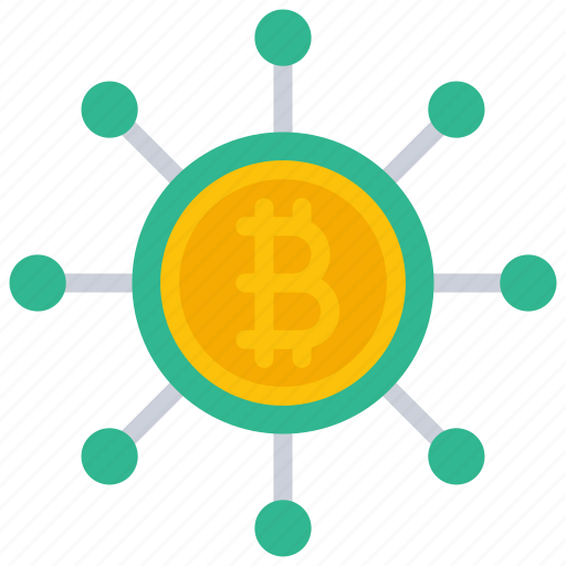 Bitcoin, network, fintech, crypto, cryptocurrency, blockchain icon - Download on Iconfinder