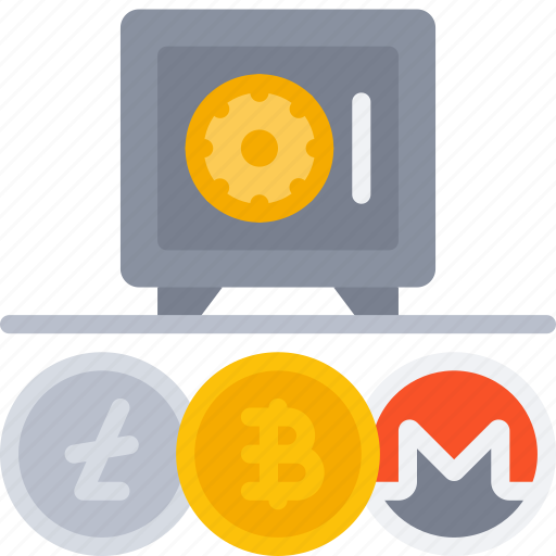 Virtual, currency, vault, fintech, crypto, cryptocurrency, blockchain icon - Download on Iconfinder