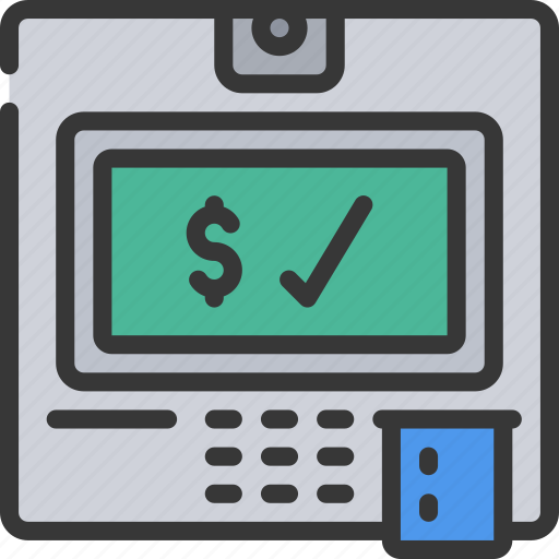 Atm, fintech, automated, teller, machine, withdrawal icon - Download on Iconfinder