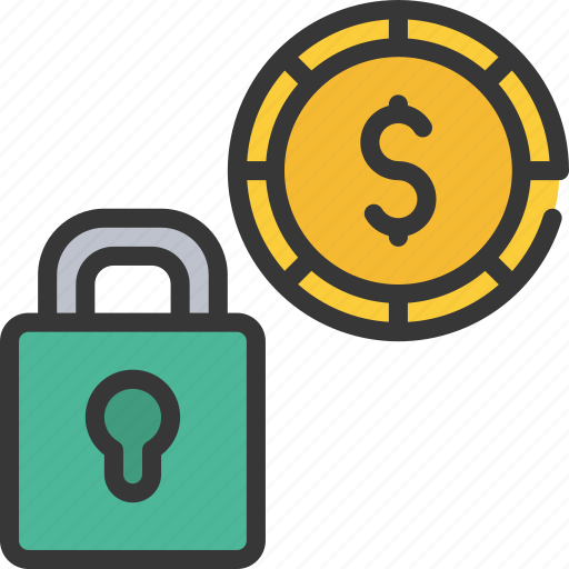 Financial, encryption, fintech, lock, encrypted, dollar icon - Download on Iconfinder
