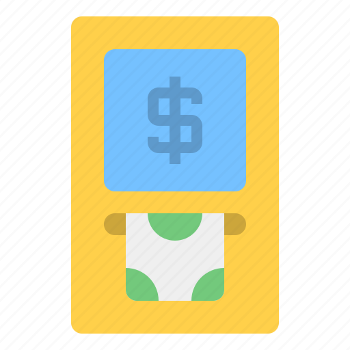 Atm, cash, financial, money, transaction, withdrawal icon - Download on Iconfinder