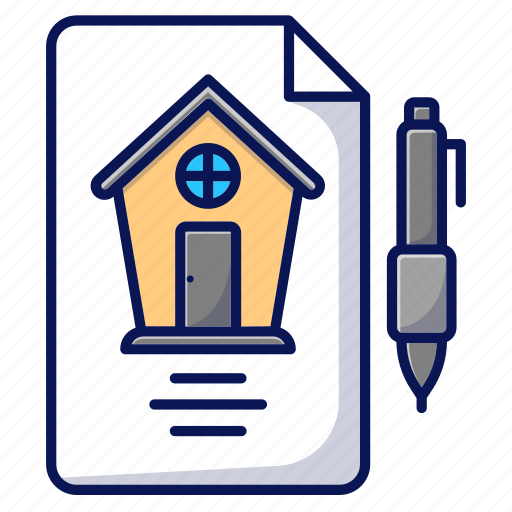 Contract, buy, real estate, house, home icon - Download on Iconfinder