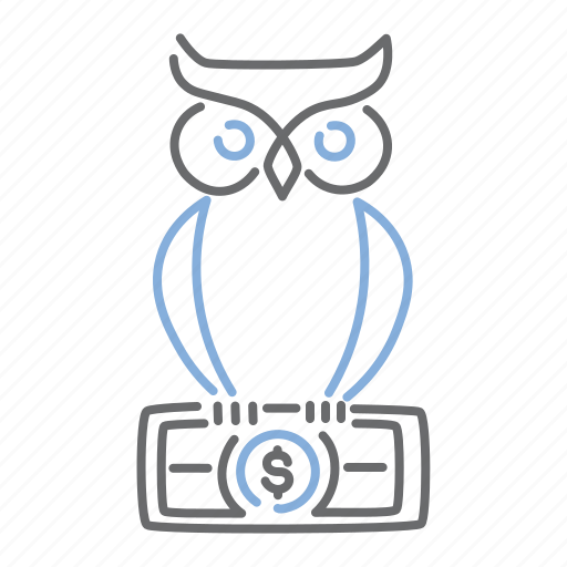 Logic, money, banking, decision, owl, payment, smart icon - Download on Iconfinder