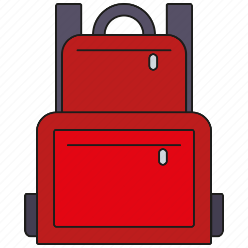 Backpack, camping, holidays, luggage, tourism, travel, vacation icon - Download on Iconfinder
