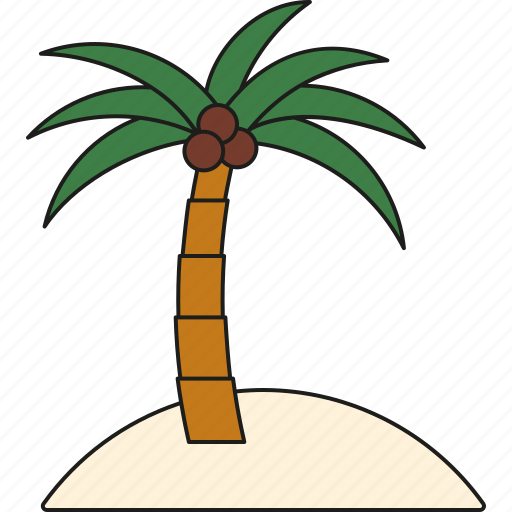 Holidays, island, palm tree, tourism, travel, tropical, vacation icon - Download on Iconfinder
