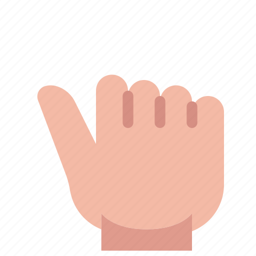 Finger, count, hand, gesture, back, six icon - Download on Iconfinder