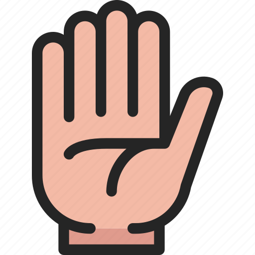 Finger, count, hand, gesture, palm, five icon - Download on Iconfinder