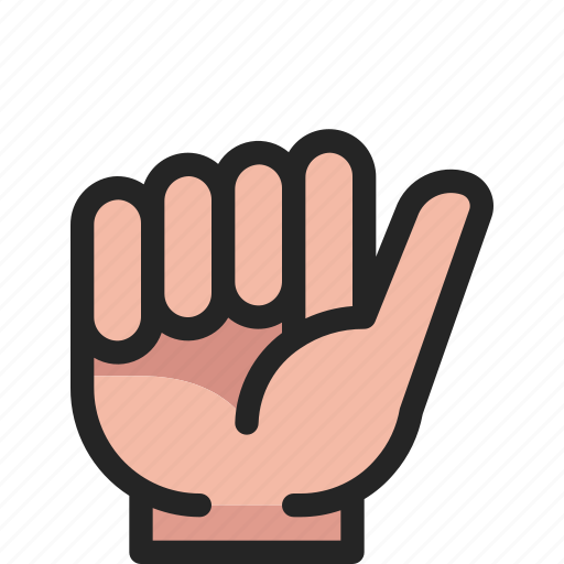 Finger, count, hand, gesture, palm, six icon - Download on Iconfinder