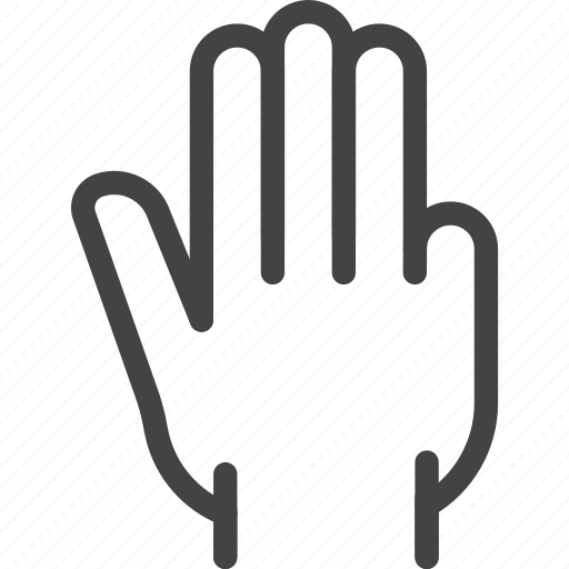 Nine, back, gesture, counting, finger, count, hand icon - Download on Iconfinder